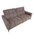 Diivan CATHY 3-kohaline elektriline recliner 210x100xH100cm, helepruun