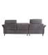 Nurgadiivan DAYTON VN, elektriline recliner 268x157/94xH100cm, tumehall