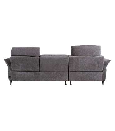 Nurgadiivan DAYTON VN, elektriline recliner 268x157/94xH100cm, tumehall