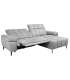 Nurgadiivan LUZERN PN elektriline recliner 264x87/160xH85cm, helehall