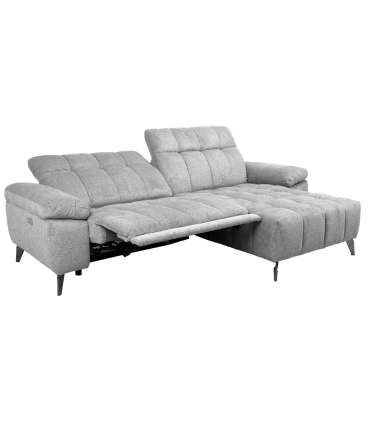 Nurgadiivan LUZERN PN elektriline recliner 264x87/160xH85cm, helehall