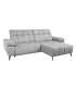 Nurgadiivan LUZERN PN elektriline recliner 264x87/160xH85cm, helehall