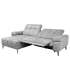 Nurgadiivan LUZERN VN elektriline recliner 264x160/87xH85cm, helehall