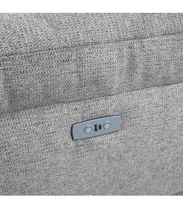 Nurgadiivan LUZERN VN elektriline recliner 264x160/87xH85cm, helehall