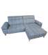 Nurgadiivan LUZERN PN elektriline recliner 264x87/160xH85cm, sinakashall