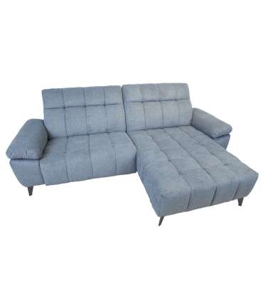 Nurgadiivan LUZERN PN elektriline recliner 264x87/160xH85cm, sinakashall
