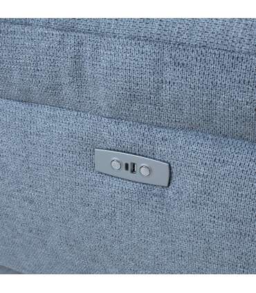 Nurgadiivan LUZERN PN elektriline recliner 264x87/160xH85cm, sinakashall