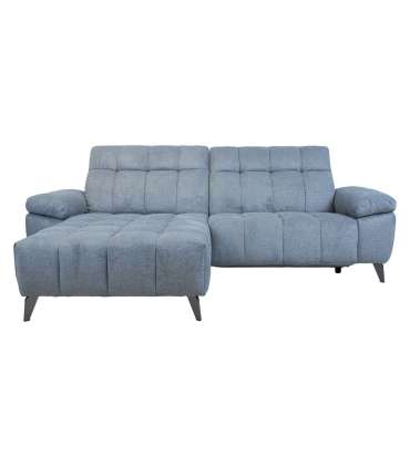 Nurgadiivan LUZERN VN elektriline recliner 264x160/87xH85cm, sinakashall