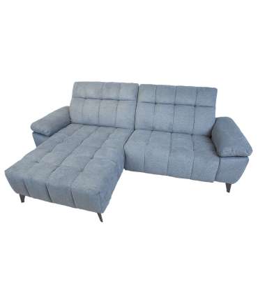 Nurgadiivan LUZERN VN elektriline recliner 264x160/87xH85cm, sinakashall