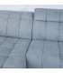 Nurgadiivan LUZERN VN elektriline recliner 264x160/87xH85cm, sinakashall