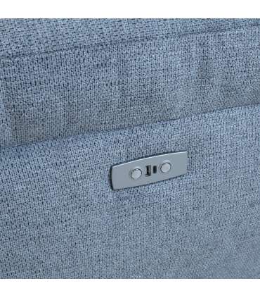 Nurgadiivan LUZERN VN elektriline recliner 264x160/87xH85cm, sinakashall