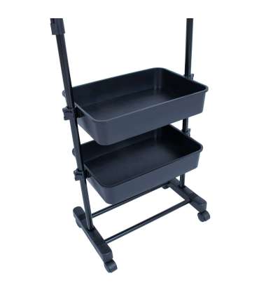 Stange FERGUS 47-77x29x92-165cm, must