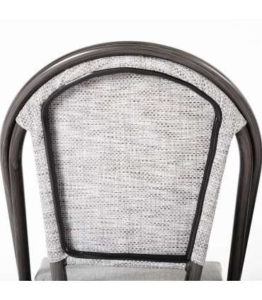 Tool LATTE hall 48x59xH88cm, textiline iste, alumiiniumraam