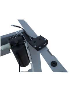 Ножка стола ERGO с 1 мотором, серебристо серый