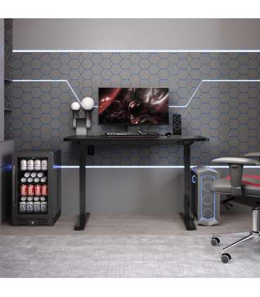 Ножка стола ERGO с 1 мотором, черная