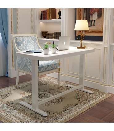 Töölaud ERGO 1-mootoriga 120x60xH72-121cm, valge