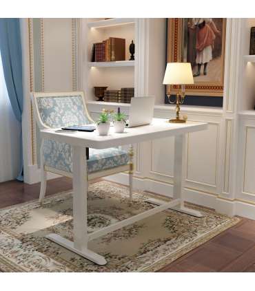 Töölaud ERGO 1-mootoriga 120x60xH72-121cm, valge