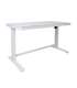Töölaud ERGO 1-mootoriga 120x60xH72-121cm, valge