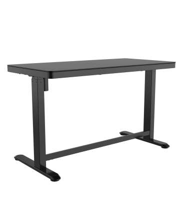 Töölaud ERGO 1-mootoriga 120x60xH72-121cm, must