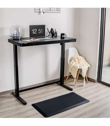 Письменный стол ERGO с 1 мотором 120x60см, черный