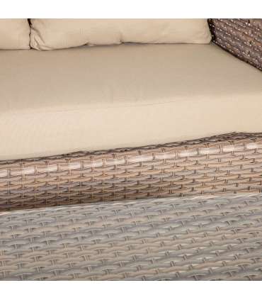 Aiamööblikomplekt EDEN laud, diivan ja 2 tooli, bee˛