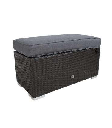 Комплект садовой мебели MADRID угловой диван, стол и 2 пуфики