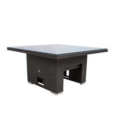 Комплект садовой мебели MADRID угловой диван, стол и 2 пуфики