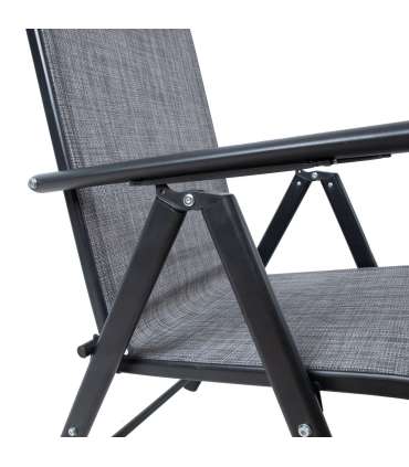 Стул DUBLIN складной, серый