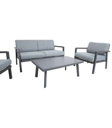 Aiamööblikomplekt DELGADO laud, diivan j