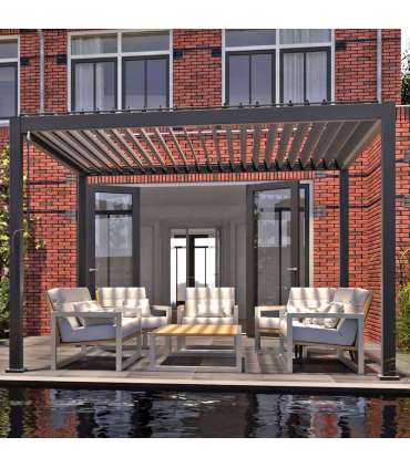 Varikatus MIRADOR-111 3x3m, tumehall