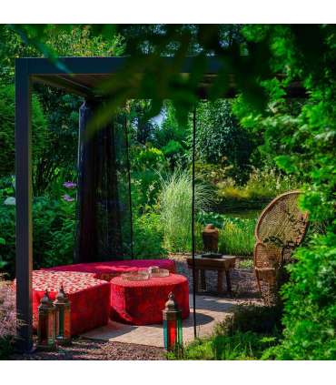 Sääsevõrgud varikatusele MIRADOR-111 3x3m, must