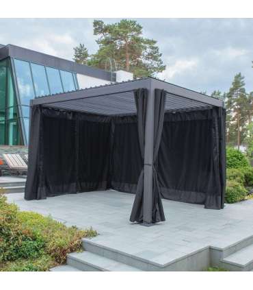 Polüesterkardinad varikatusele MIRADOR-111 3x3m, must