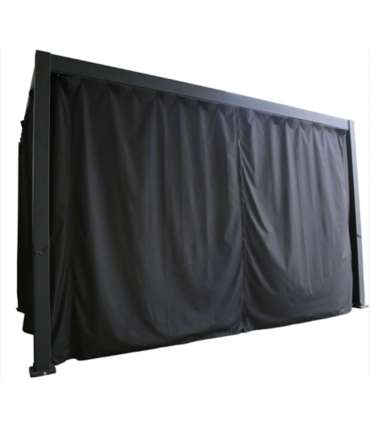 Polüesterkardinad varikatusele MIRADOR-111 3x3m, must