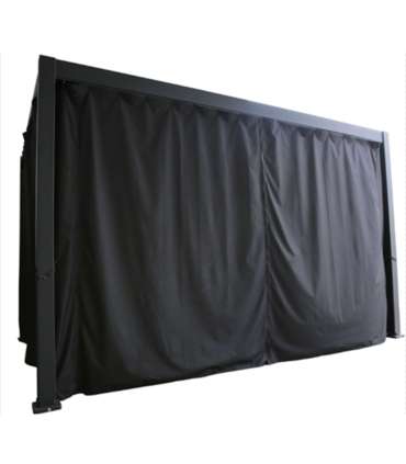 Polüesterkardinad varikatusele MIRADOR-111 3x4m, must