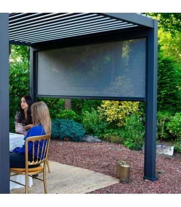 Штора для навеса "pull-down" MIRADOR 3м, серая