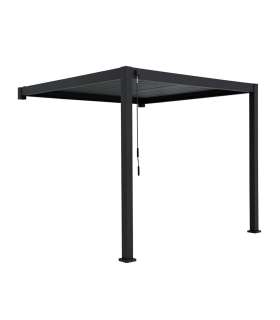 Varikatus MIRADOR-111 3x4m seinale paigaldatav, tumehall