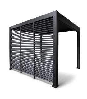 Lamellsein varikatusele MIRADOR-111 123,5cm, tumehall