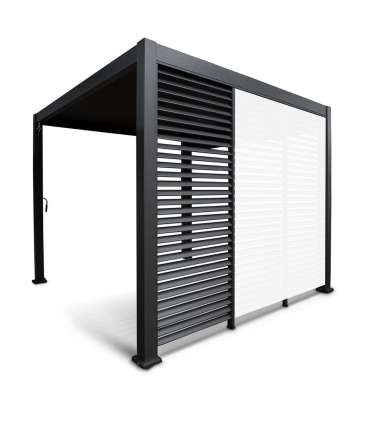 Lamellsein varikatusele MIRADOR-111 123,5cm, tumehall