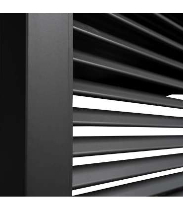 Lamellsein varikatusele MIRADOR-111 123,5cm, tumehall