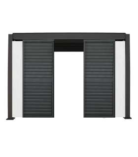 Lamellseina vahepaneel varikatusele MIRADOR-111, valge