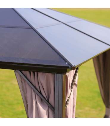 Varikatus SUNSET 3x3xH2,67m, pruun/taupe