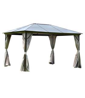 Varikatus SUNSET 3x4xH2/2,7m, taupe/pruun