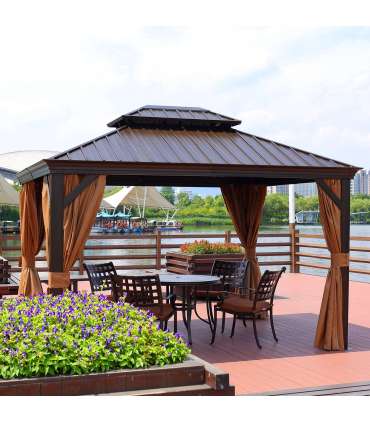 Varikatus SUNSET 3,65x4,85xH2/2,7m, pruu