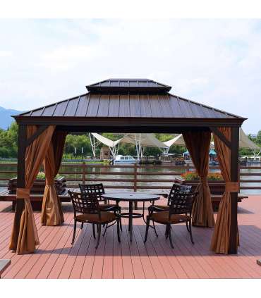 Varikatus SUNSET 3,65x4,85xH2/2,7m, pruu