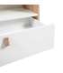 Riiul HELENA WHITE 80x40xH140cm, MDF naturaalne/valge