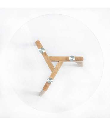 Abilauad HELENA 2tk komplektis D50xH45cm, D40xH40cm, klaas