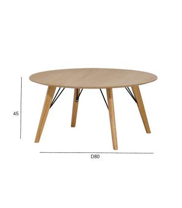 Diivanilaud HELENA D80xH45cm, tamm