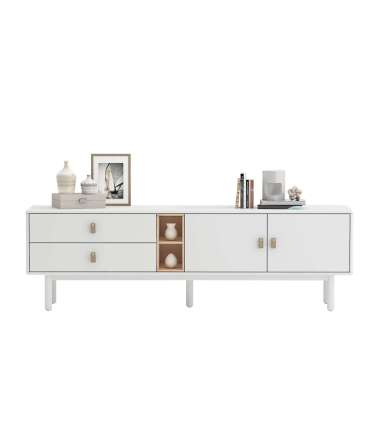 Kummut IRIS 180x40xH55cm, valge