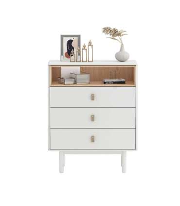 Kummut IRIS 80x40xH100cm, valge