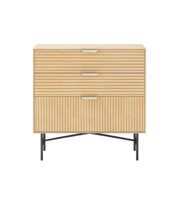 Kummut BASSEL 80x40xH80cm, 3D melamiin